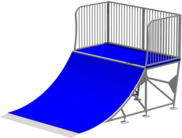 Skate QUARTER PIPE 140