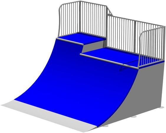 Skate QUARTER PIPE 150-180